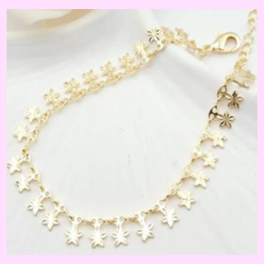 Luxury in Motion, Adjustable, 18K Gold-Plated, Anklet, Buy Luxury in Motion Online